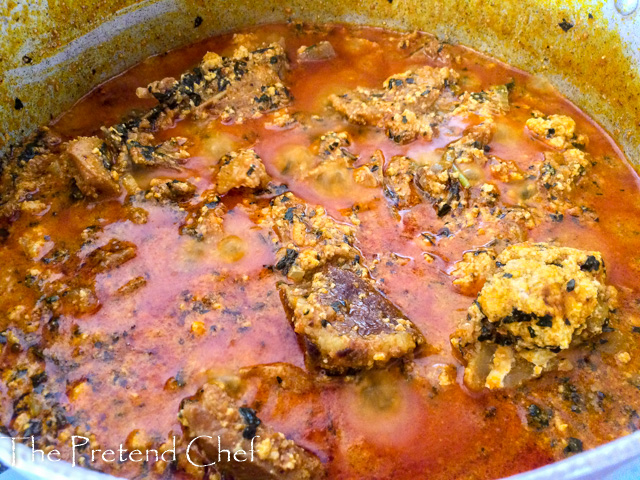 Egusi 7 Egusi Soup, Lumpy Egusi soup