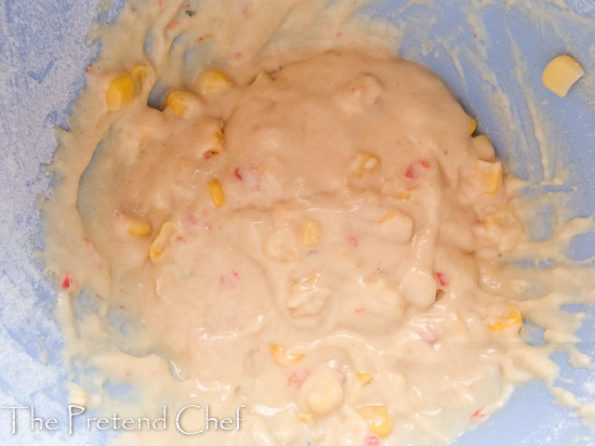 Sweetcorn fritters batter