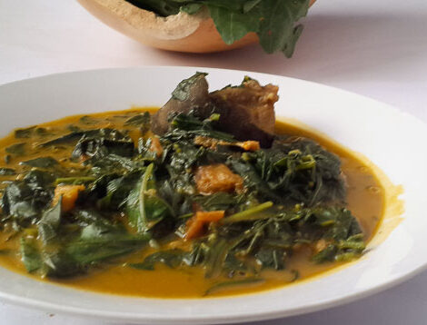 healthy anala soup, ofe ukpom