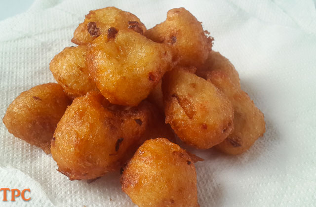 Delightful nigerian snack, ojojo water yam fritters