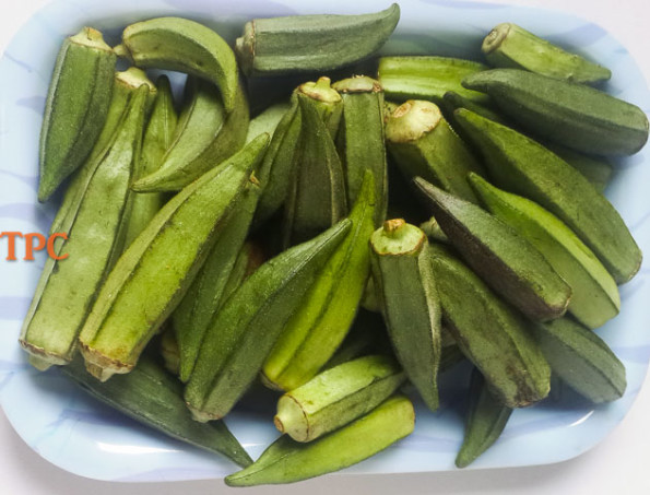 okro washed forokro soup, okra soup