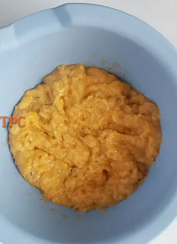 mashed plantain for plantain mosa