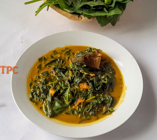 healthy anala soup, ofe ukpom