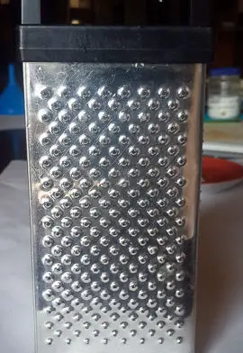 box grater used for ojojo water yam fritters