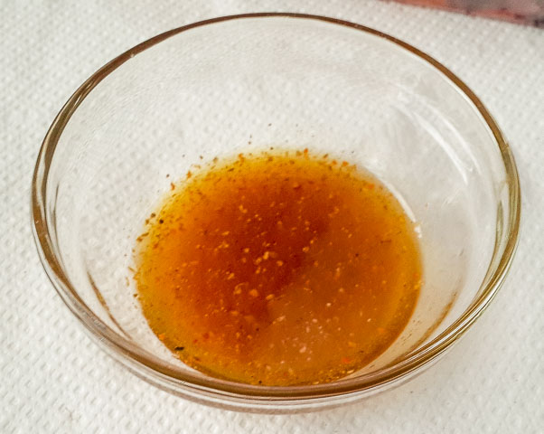 Honey dressing for beetroot coleslaw