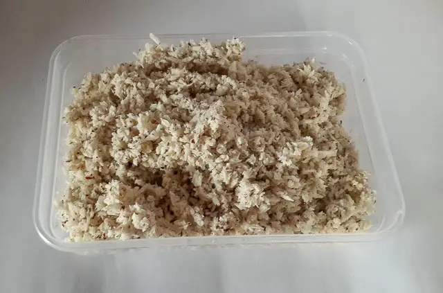shredded coconut for Indian coconut ladoo