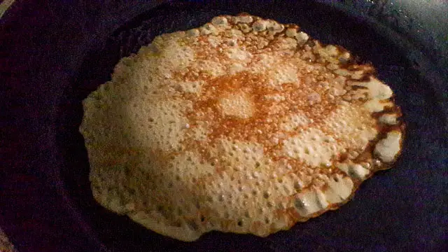 diet-nigerian pancake frying in a frying pan