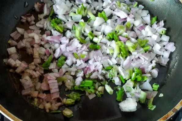 frying onions-1