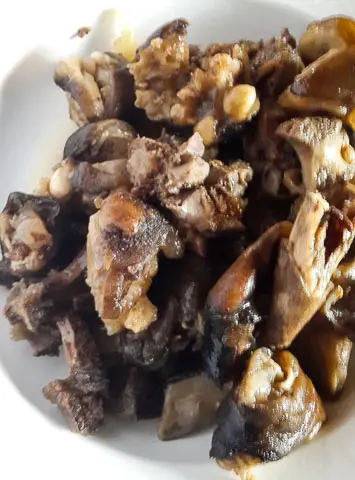 cooked goat meat for nsala soup