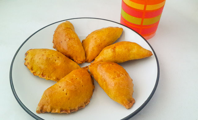 jamaican beef patty in all its golden glory