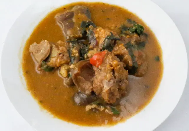 Rich and mouth watering nsala soup