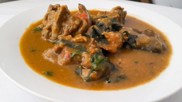 Rich and mouth watering nsala soup