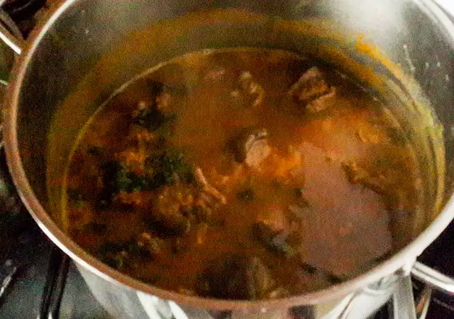 pot of nsala soup