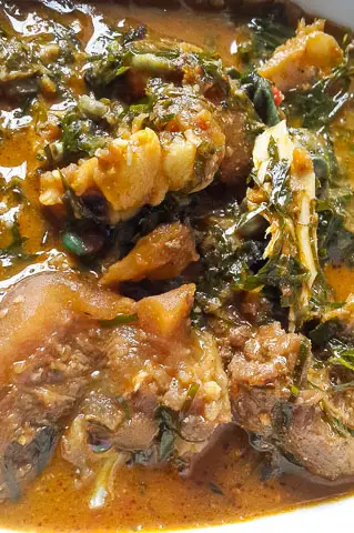 ofe owerri bubbling in the pot
