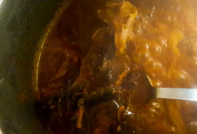 pot of ogbono soup