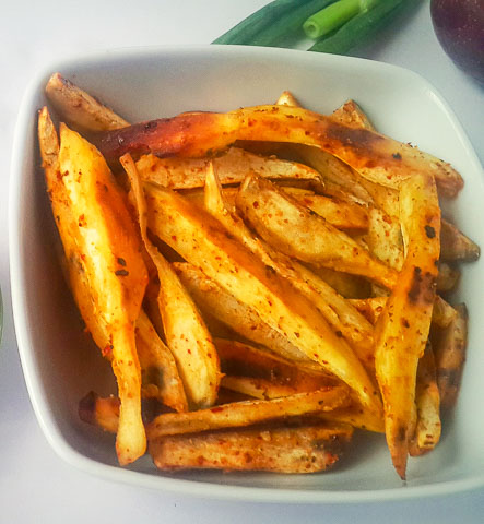 Crispy, tender, Roasted sweet potatoes