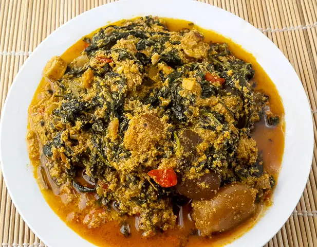 Authentic and appealing ofe awa,awa soup