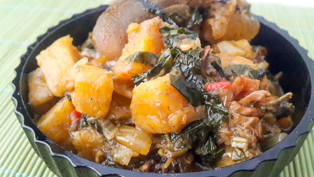 healthy, rich and flavoursome plantain-porridge