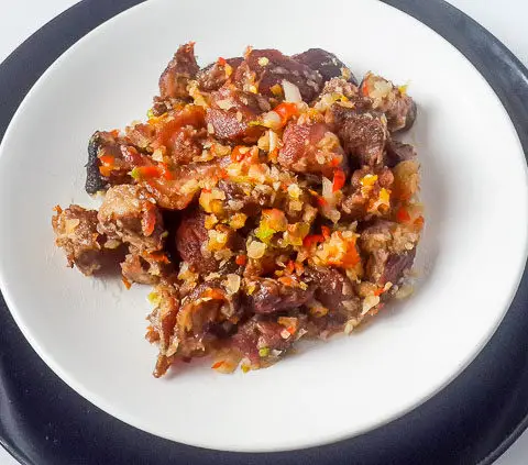 Excitingly spicy asun spicy goat meat
