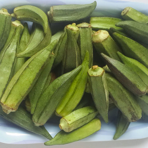 okro for vegetable yam (ji akwukwo)