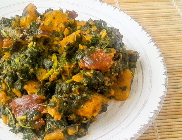 simple and healthy Vegetable Yam porridge