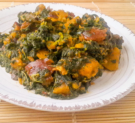 simple and healthy Vegetable Yam porridge