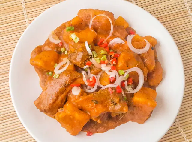 Easy soft and creamy Nigerian one pot Yam porridge-Yam pottage