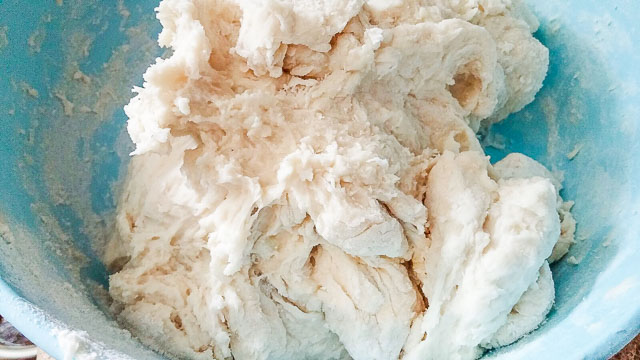 soft potato bread dough