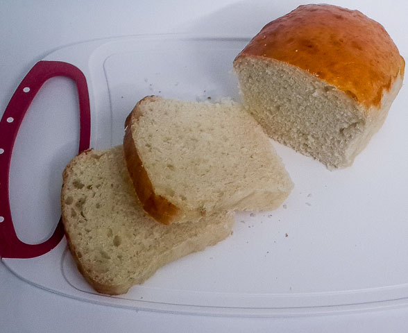 Tender, moist and airy soft potato bread