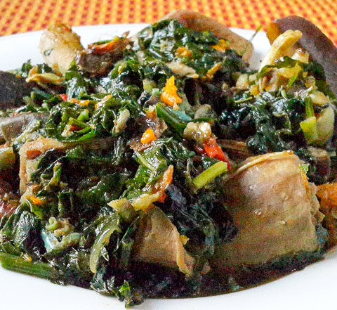 Delectable, fresh and crisp, nigerian vegetable-soup