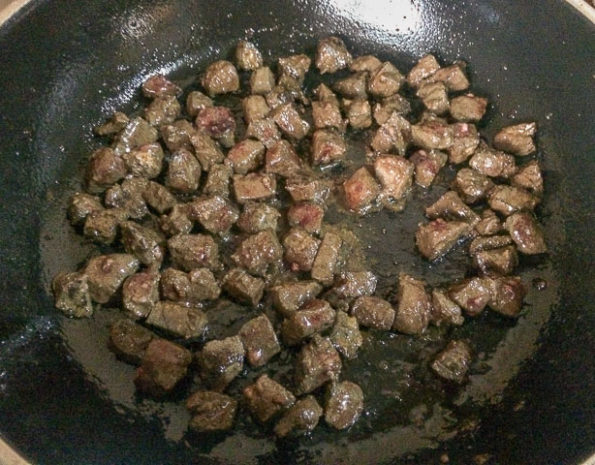 liver browning for Beef liver sauce