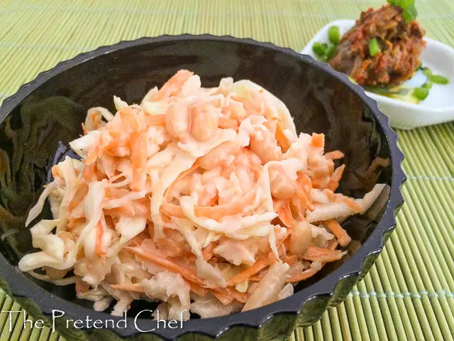 simple, tasty Nigerian coleslaw
