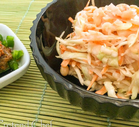 simple, tasty Nigerian coleslaw