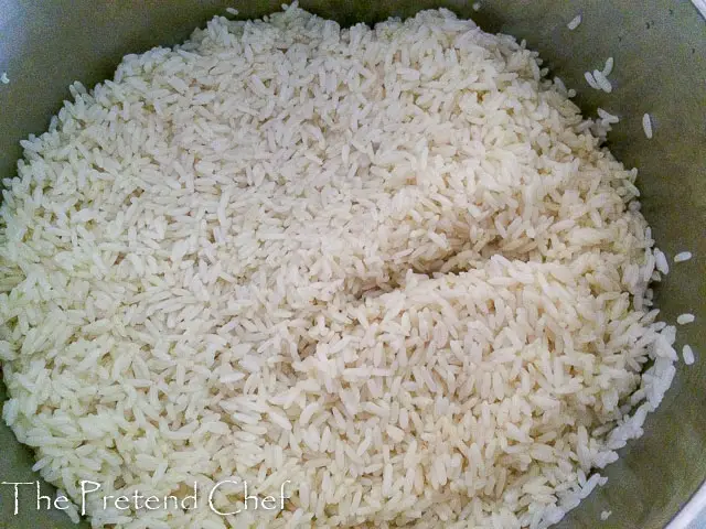 white par boiled rice for Nigerian stir fried rice-1
