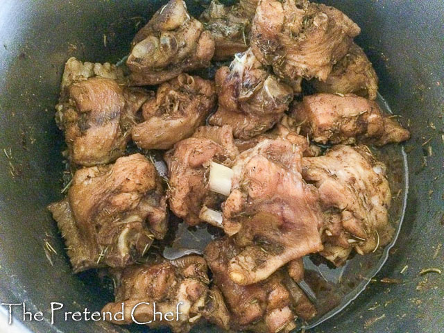 fried barbecued turkey wings 1 14 1 Fried barbecued turkey wing