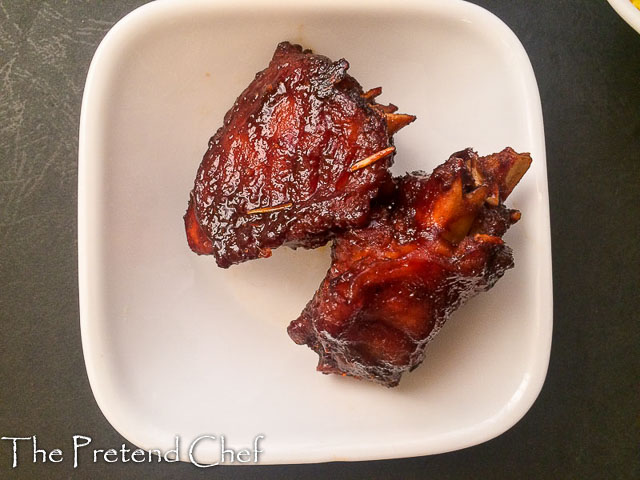 fried barbecued turkey wings 1 21 Fried barbecued turkey wing