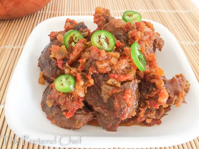 Spicy and yummy nigerian peppered gizzard