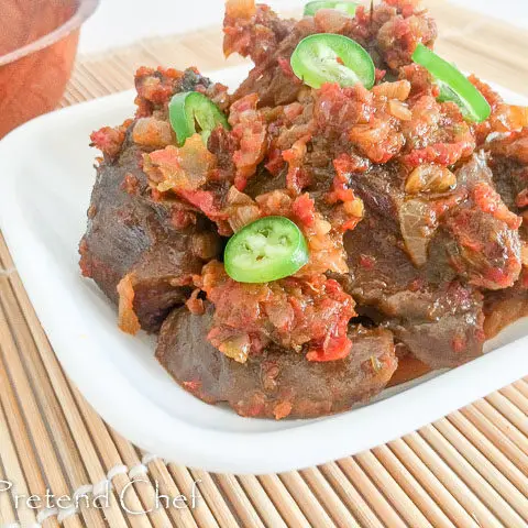 spicy and yummy nigerian peppered gizzard