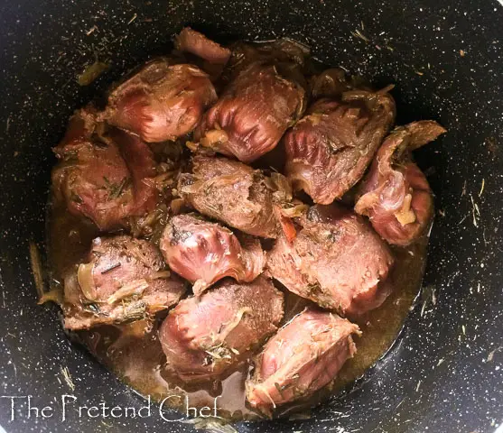 boiled gizzard for nigerian peppered gizzard