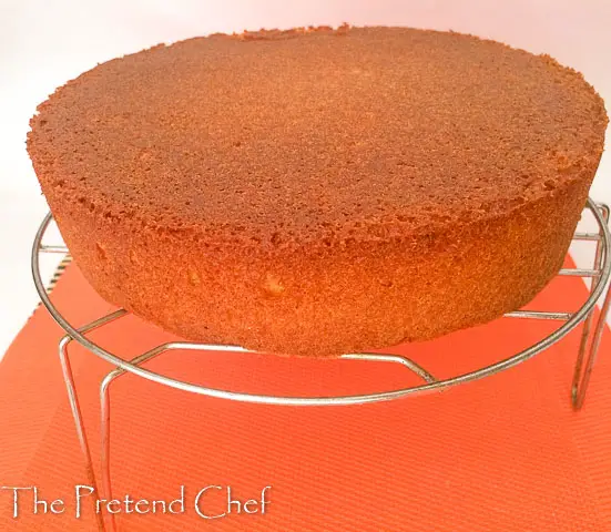 pound cake on a cooling rack