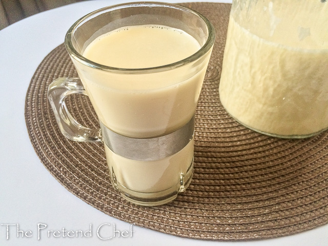 sweet, nutty and healthy kunnu aya, tiger nut milk