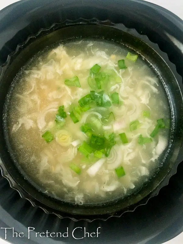 Delicious Chinese sweet corn egg drop soup
