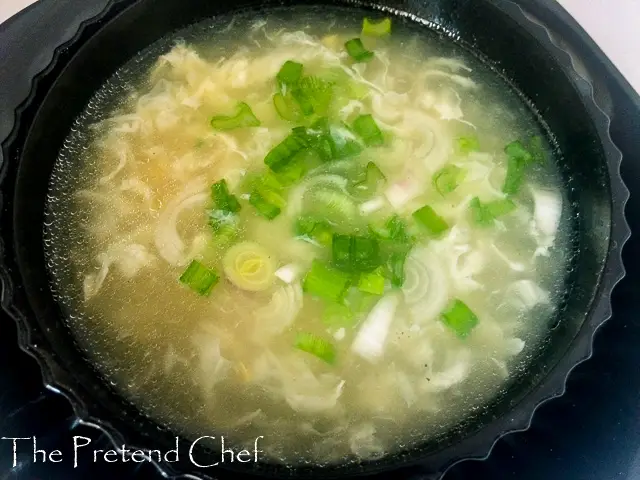 Delicious Chinese sweet corn egg drop soup