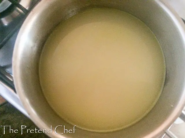 chicken stock for sweet corn egg drop soup