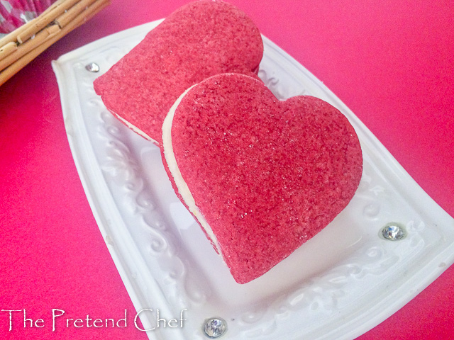 Colourful and delightful Valentine sugar cookies