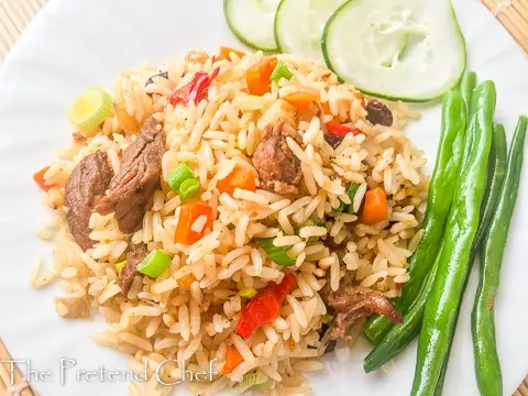 Rich, flavourful and sensuous vegetable coconut rice
