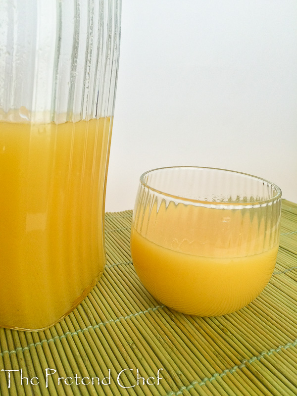 Delicately sweet and aromatic cashew fruit juice