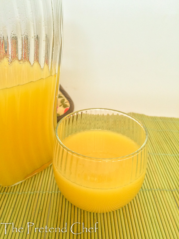 Delicately sweet and aromatic cashew fruit juice