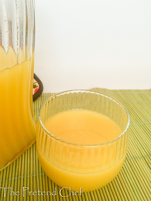 Delicately sweet and aromatic cashew fruit juice