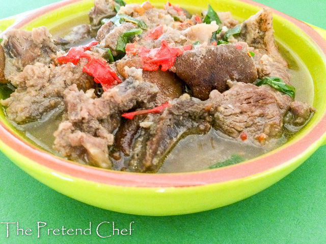 Spicy, flavourful goat meat pepper soup